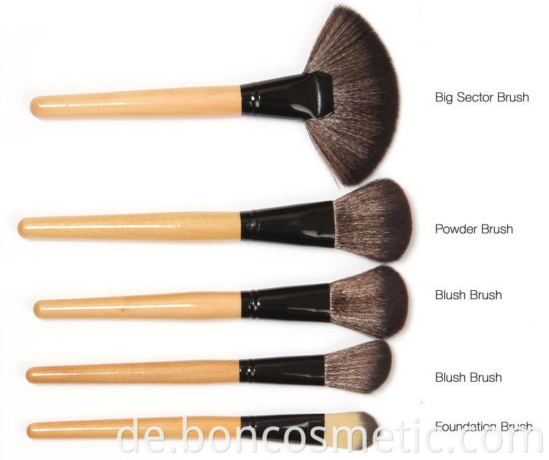 24pcs makeup brush set